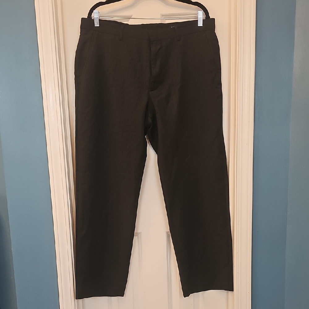 Banana Republic Men's Dark Gray Trousers